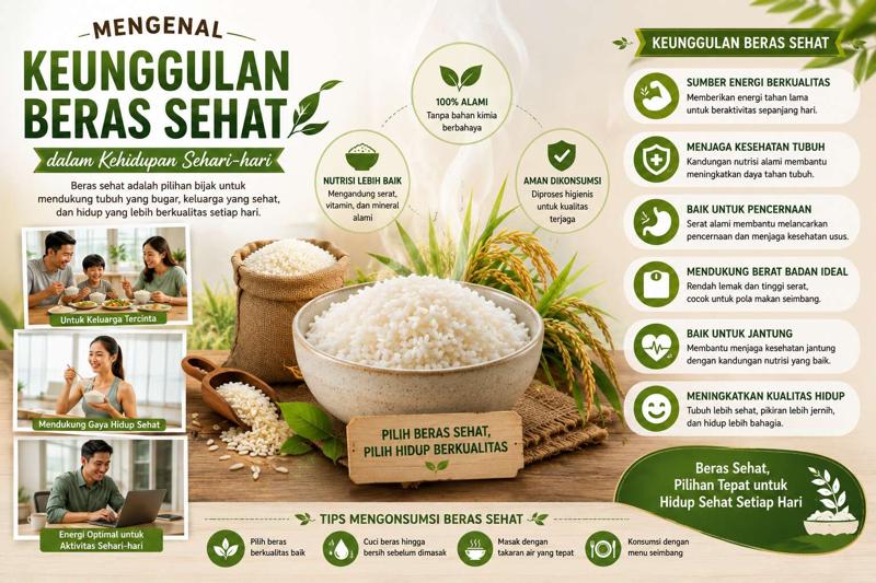 Mengenal Keunggulan Beras Sehat dalam Kehidupan Sehari-hari